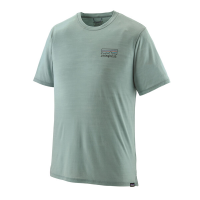 Patagonia M's Cap Cool Merino Blend Graphic Shirt, Fitz Roy Strata: Thermal Blue, XL