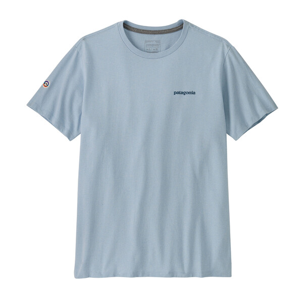 Patagonia Fitz Roy Icon Responsibili-Tee, Fleck Blue, M