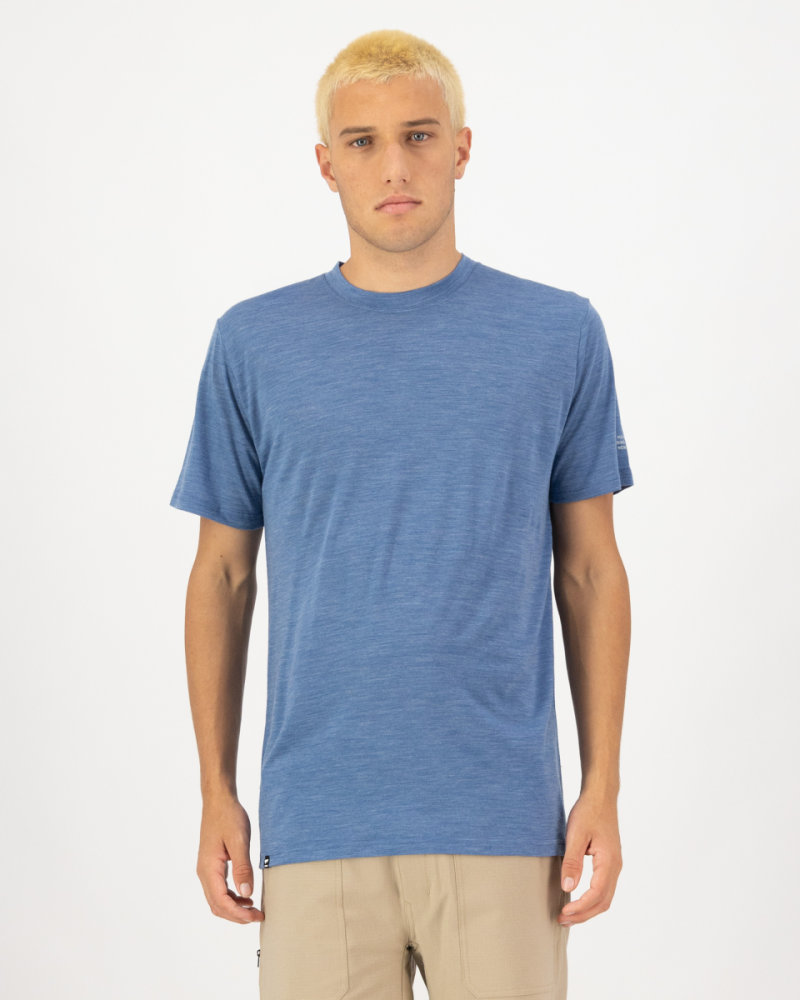 Mons Royale Zephyr Merino Tencel™ T-Shirt, Steel Blue, Grösse L