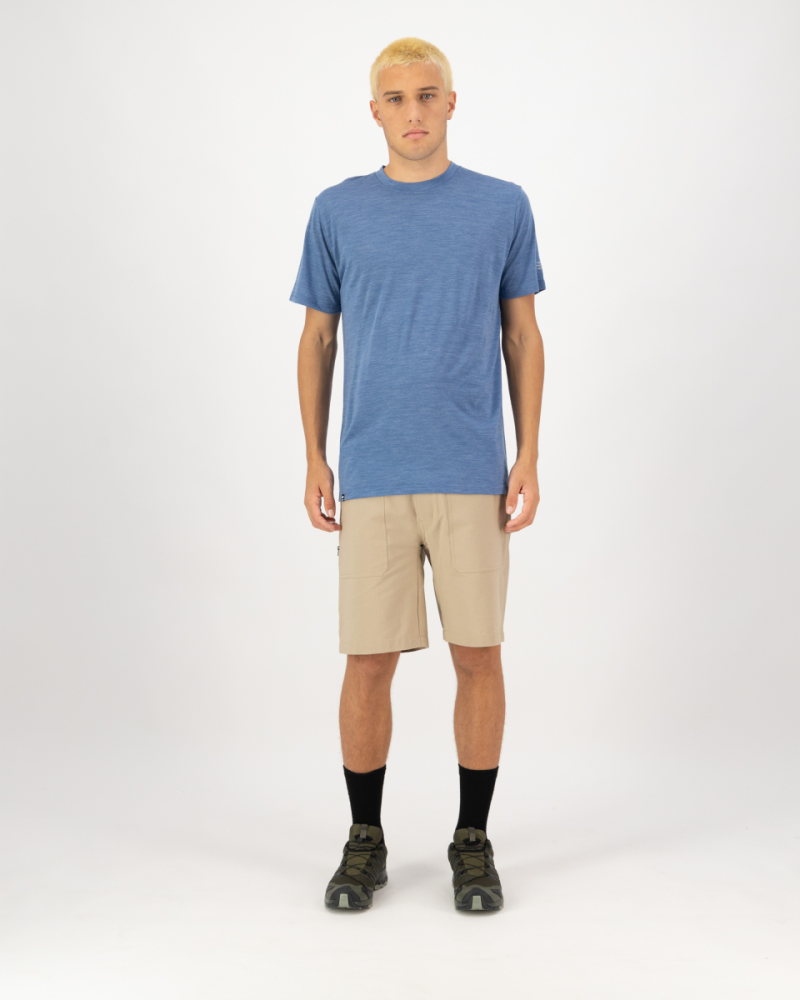 Mons Royale Zephyr Merino Tencel™ T-Shirt, Steel Blue, Grösse L