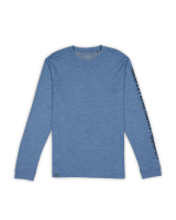 Mons Royale Zephyr Merino Tencel™ Long Sleeve, Steel Blue, Grösse XXL