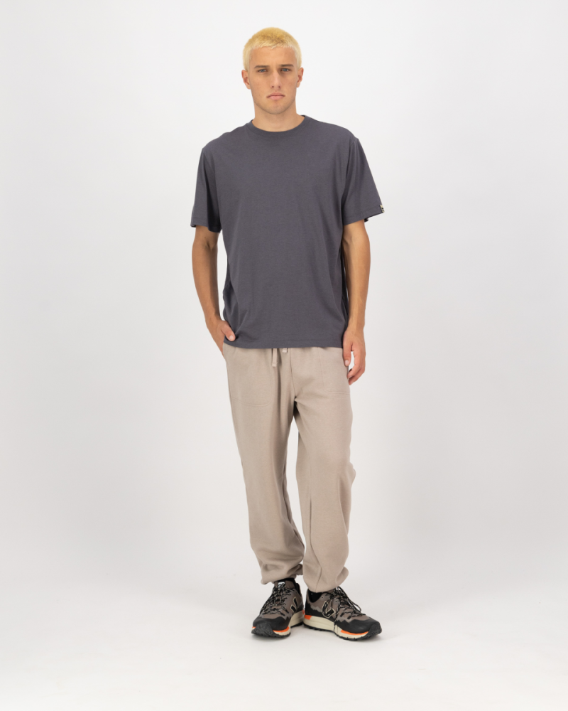 Mons Royale Yonder Merino Organic Cotton T-Shirt, Vintage Black,