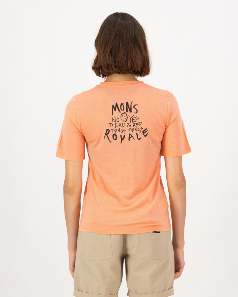 Mons Royale Icon Merino T-Shirt, Punch, Grösse L