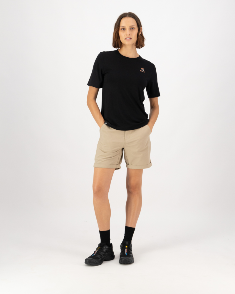 Mons Royale Icon Merino T-Shirt, Black, Grösse S