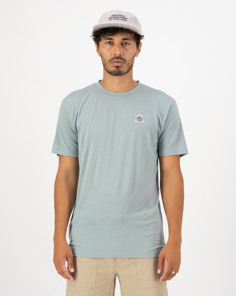 Mons Royale Icon Merino Classic T-Shirt, Dew, Grösse L