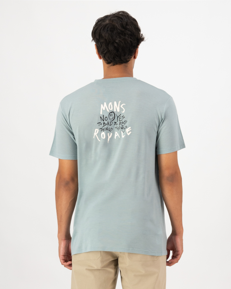 Mons Royale Icon Merino Classic T-Shirt, Dew, Grösse L