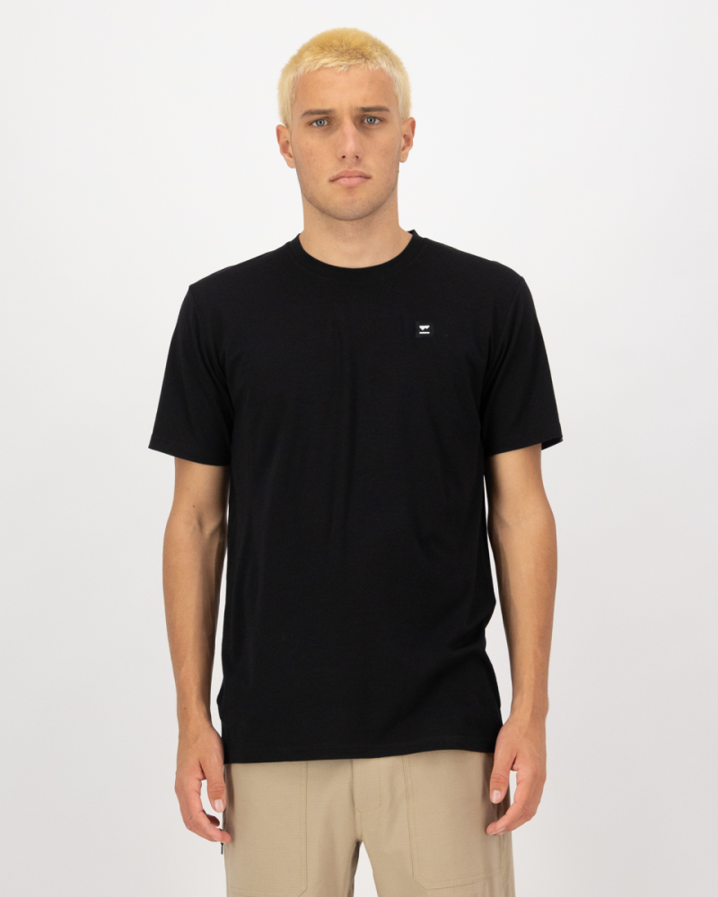 Mons Royale Icon Merino Classic T-Shirt, Black, Grösse M