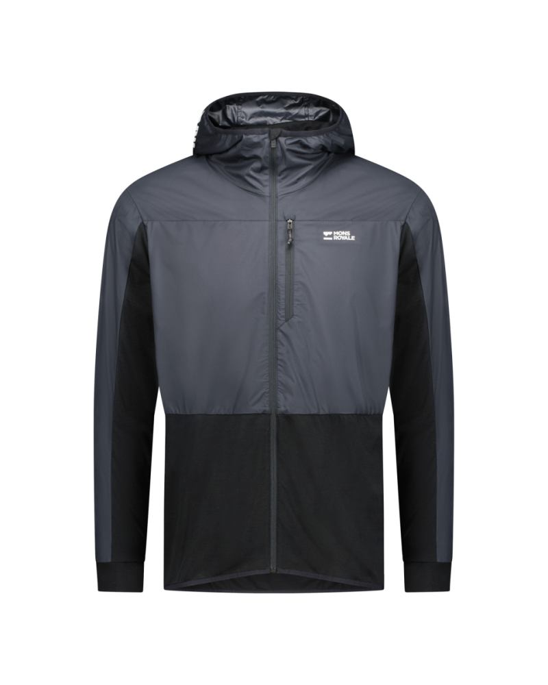 Mons Royale Diversion Merino Wind Jacket, Black, Grösse L