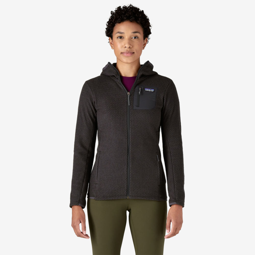 Patagonia W's R1 Air Full-Zip Hoody, Black, L