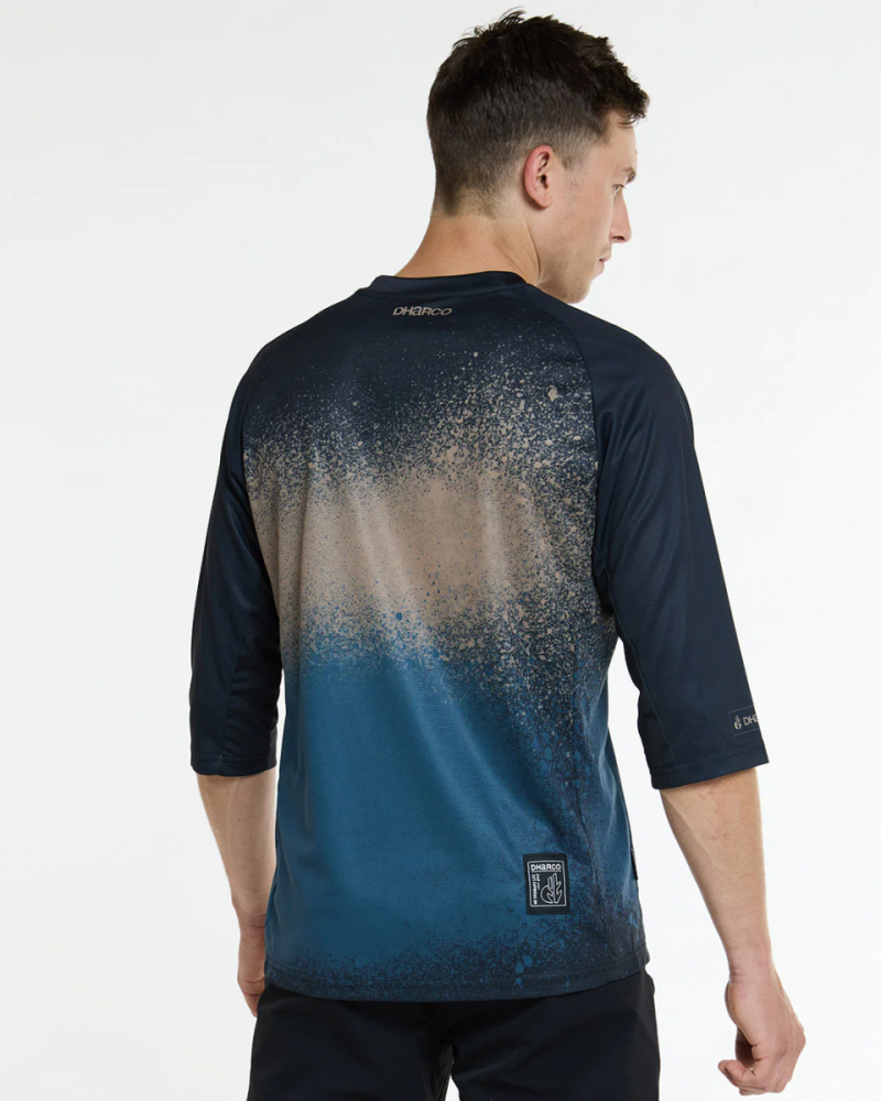 DHaRCO Mens 3/4 Sleeve Jersey | Dusty Waters, S