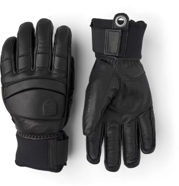 Hestra fall line - 5 finger, black/black