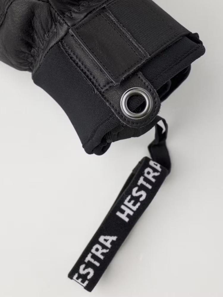 Hestra Fall Line - 5 Finger, Black/black, 10