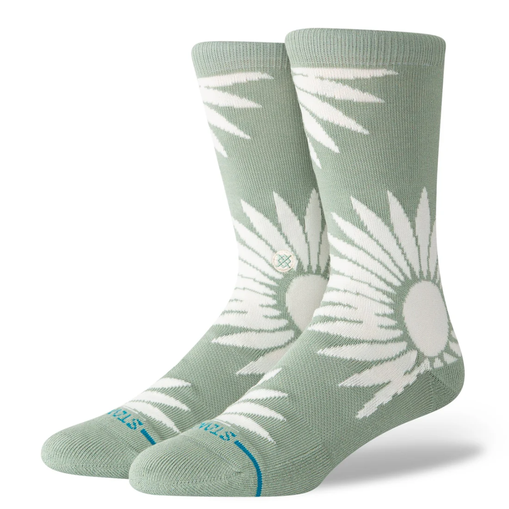 STANCE Radial Burst Crew, Sea Green - Gr. M