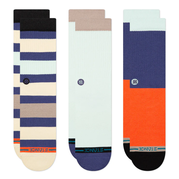 STANCE Bayside Crew 3 Pack, Multi - Gr. L