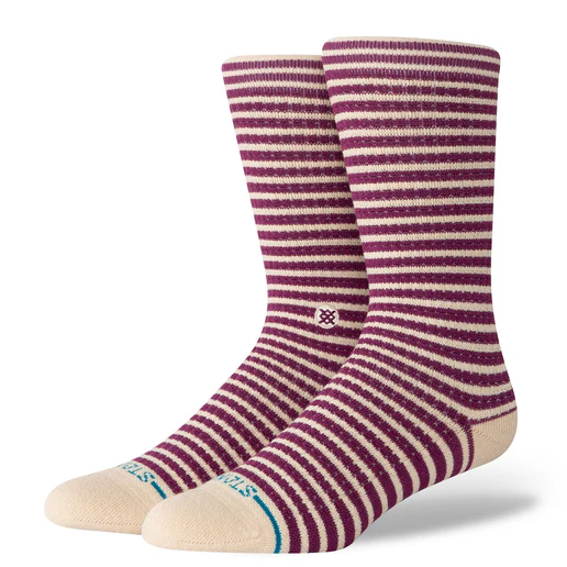 Stance Gregor Crew, grape, Grösse L
