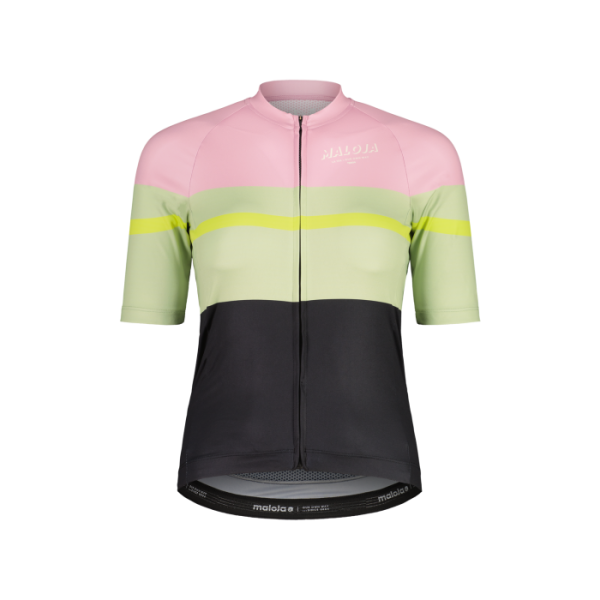 Maloja SchneckM. Cycle Jersey, deep black multi