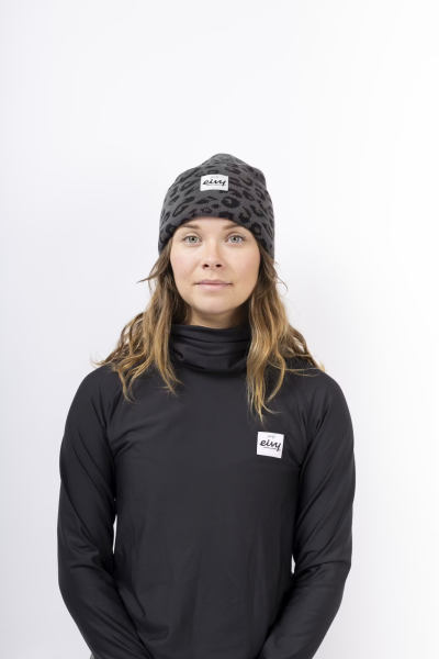 EIVY Watcher Beanie 25 , Black Leopard