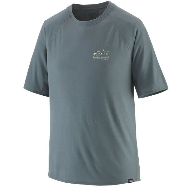 Patagonia M's Cap Cool Trail Graphic Shirt, Unity Fitz: Nouveau Green, XL