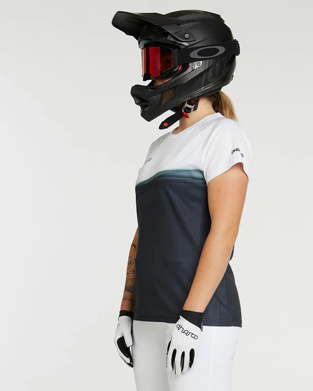 Dharco Womens Short Sleeve Jersey | BWS Schwarz / Weiss,  L