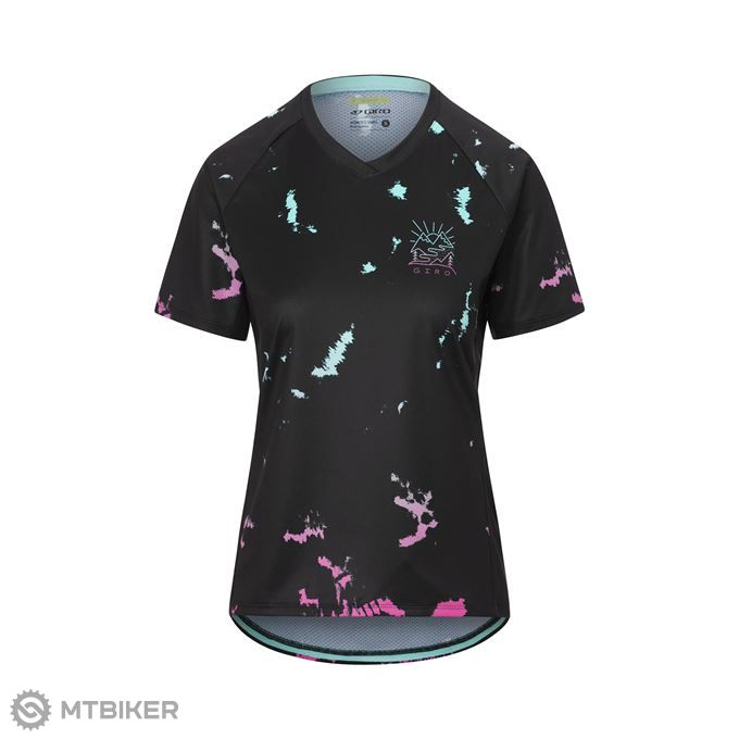 Giro W Roust Jersey black ice dye, S