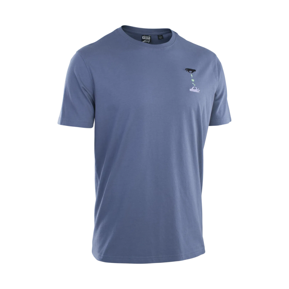 ION Tee Palm Huggers SS men salty indigo,   Gr. 50/M