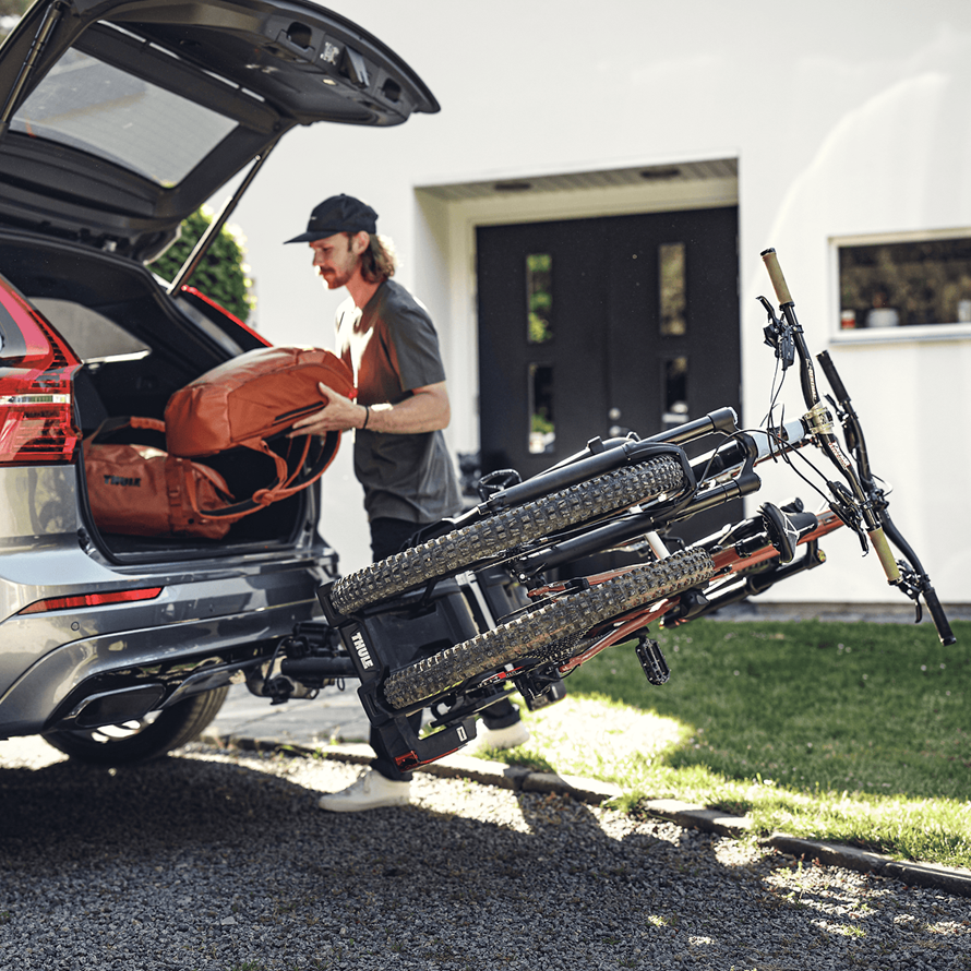 Thule Veloträger EasyFold XT 2 933 für 2 Velos / Stecker 13-pinfür 2 Velos (933), 18kg, 123x63x68cm