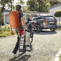 Thule Veloträger EasyFold XT 2 933 für 2 Velos / Stecker 13-pinfür 2 Velos (933), 18kg, 123x63x68cm
