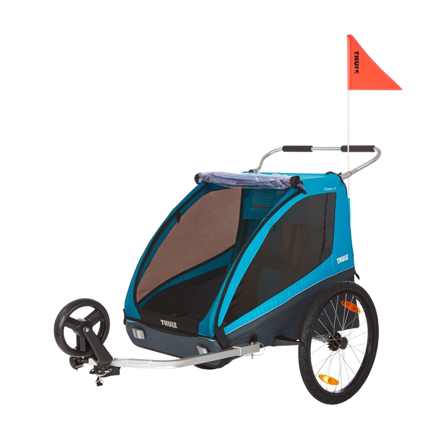 Thule Anhänger THU Coaster XT Blue Blue (Bike+Stroll)2 Plätzer, Blue