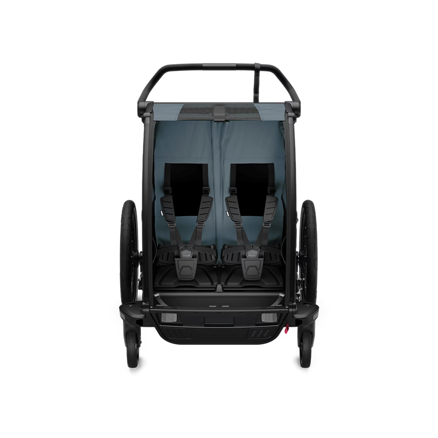 Thule SV Anhänger CHA CAB 2 Green Alu/Cypress Green (Bike+Stroll)