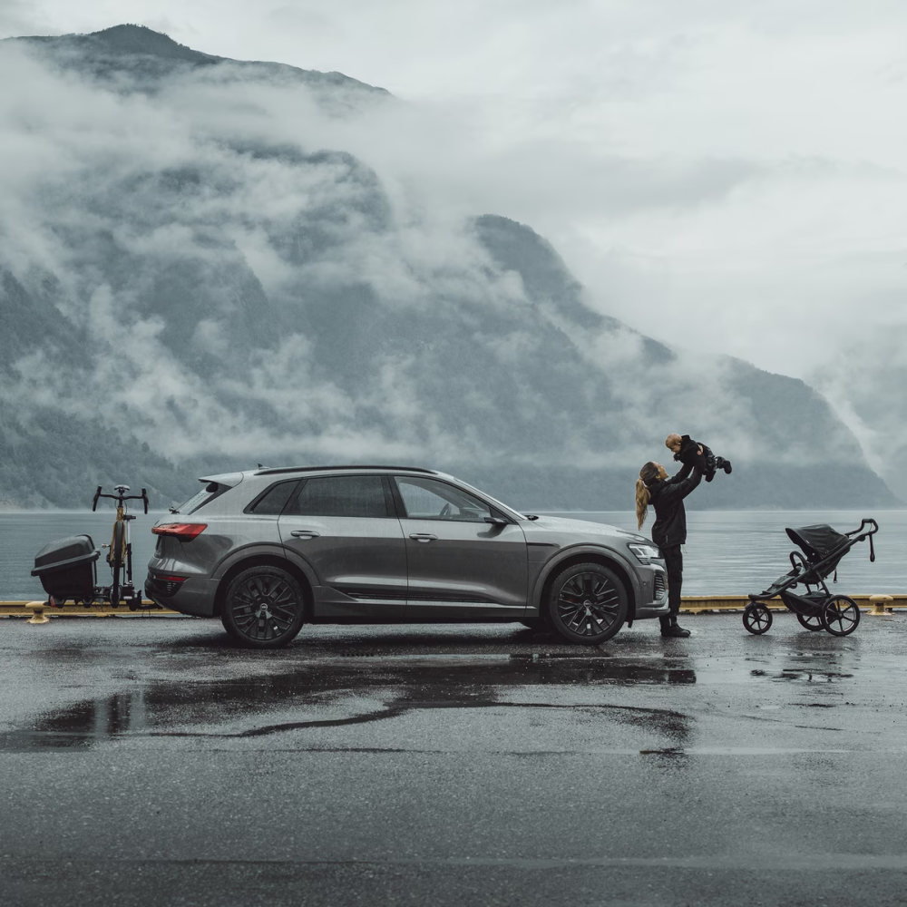 Thule Cargobox Santu passen auf Epos & EasyFold 3 Veloträger