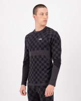 Mons Royale Ascender Merino Seamless Long Sleeve, Forged Iron / Black, Grösse XL