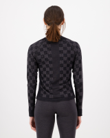 Mons Royale Ascender Merino Seamless Long Sleeve, Forged Iron / Black, Grösse S