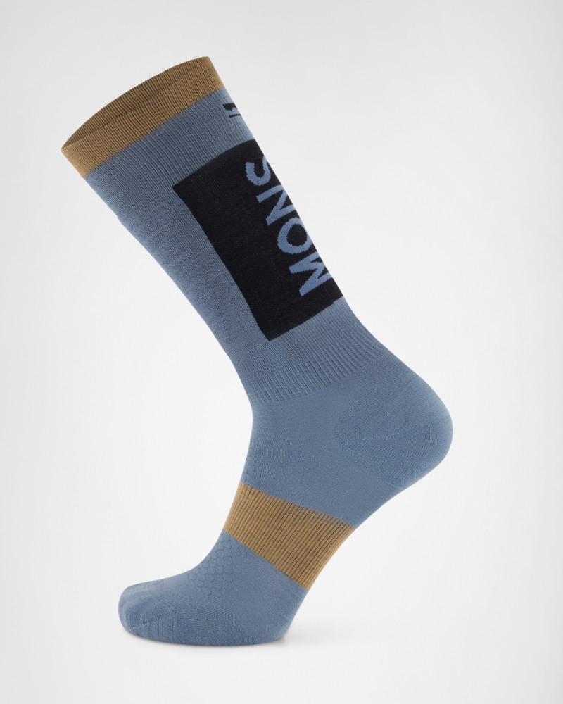 Mons Royale Atlas Merino Snow Sock, Goblin Blue, Grösse M