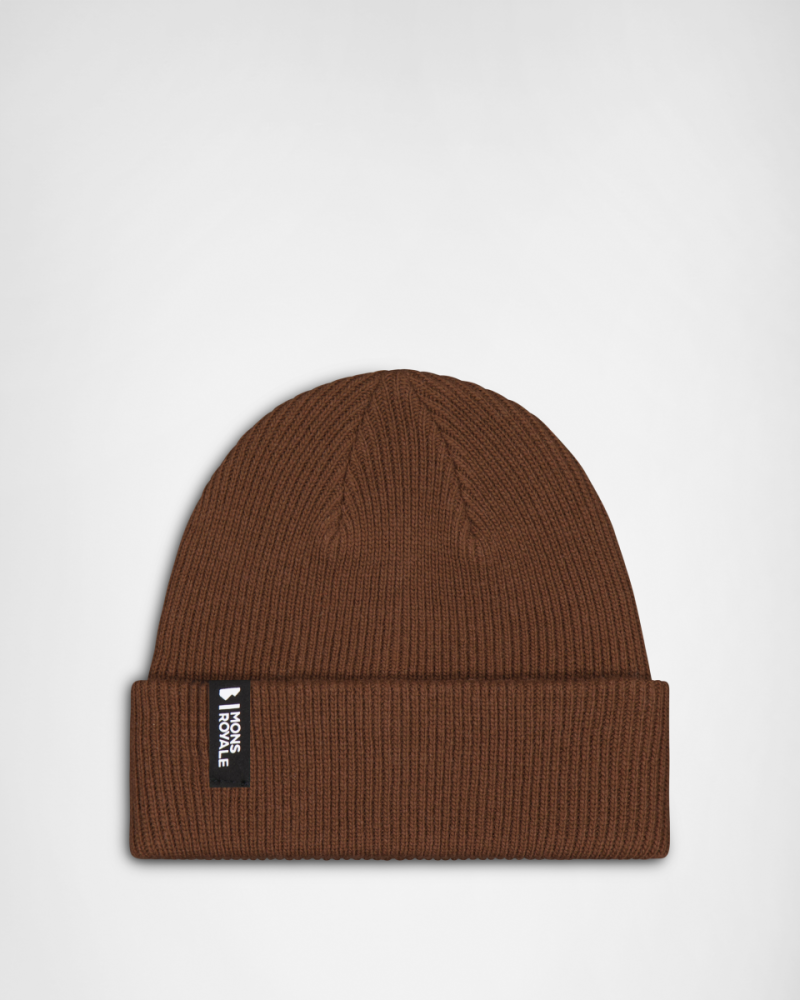 Mons Royale Chunky Logger Merino Beanie, Bark
