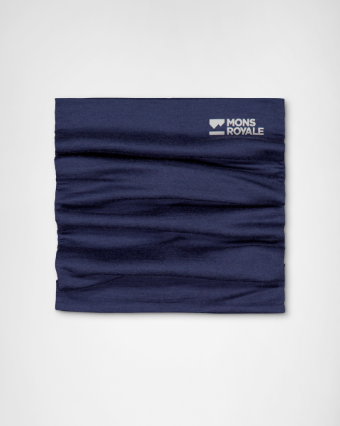 Mons Royale Double Up Merino Neckwarmer, Midnight