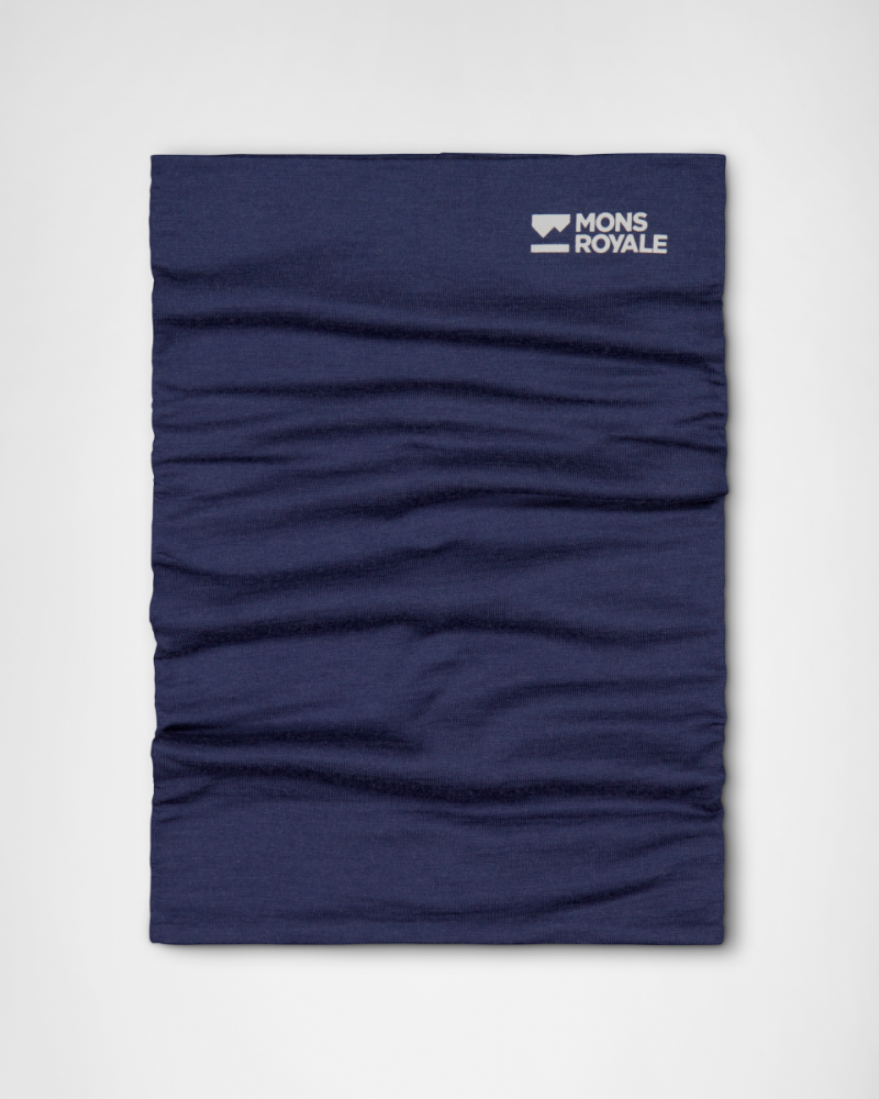 Mons Royale Double Up Merino Neckwarmer, Midnight
