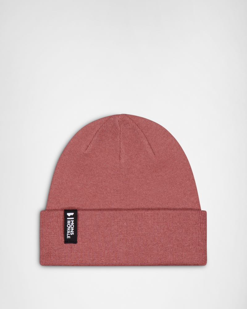 Mons Royale McCloud Merino Beanie, Canyon Rose