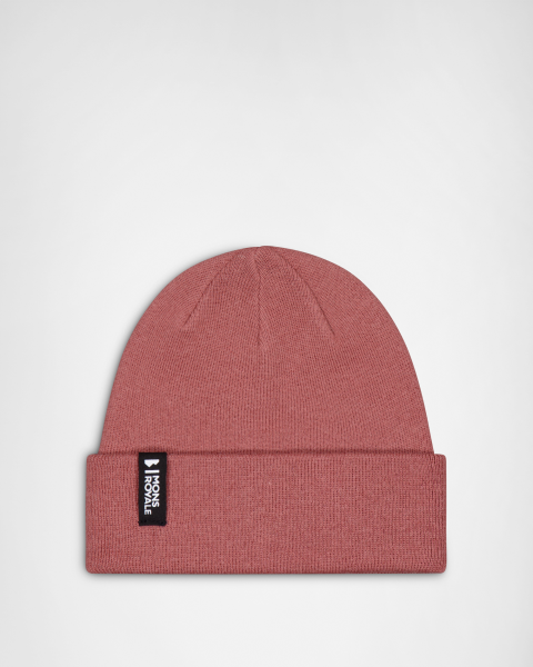 Mons Royale McCloud Merino Beanie, Canyon Rose