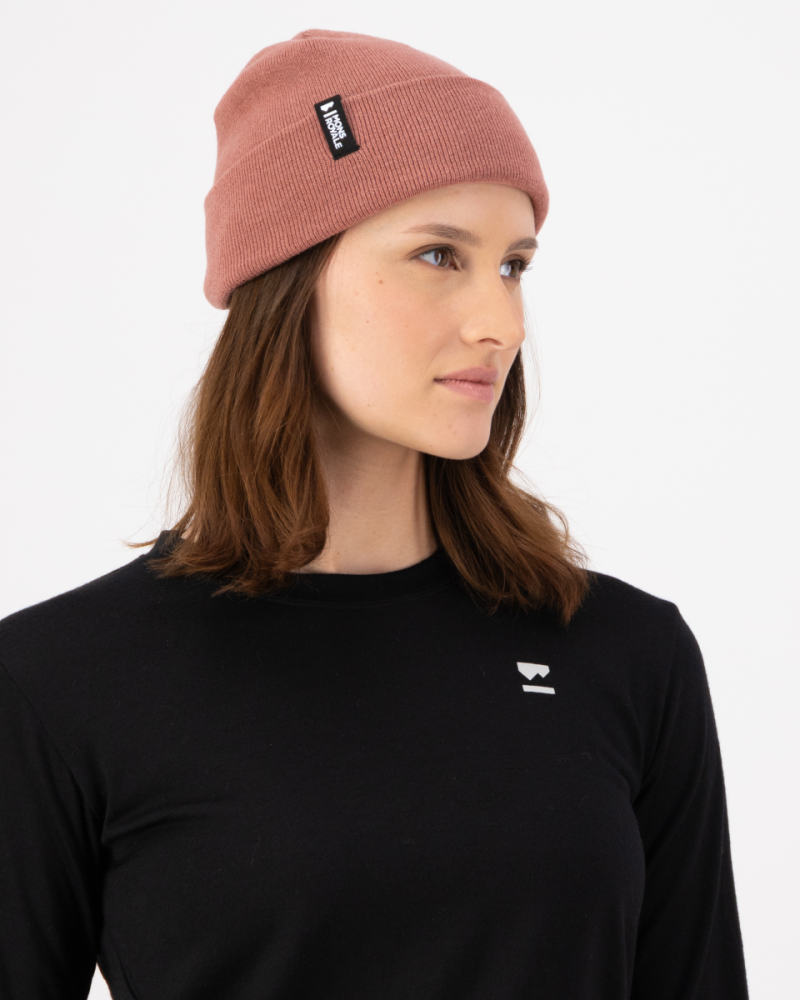 Mons Royale McCloud Merino Beanie, Canyon Rose