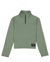 Mons Royale Offgrid Merino Fleece Long Sleeve, Willow, Grösse S