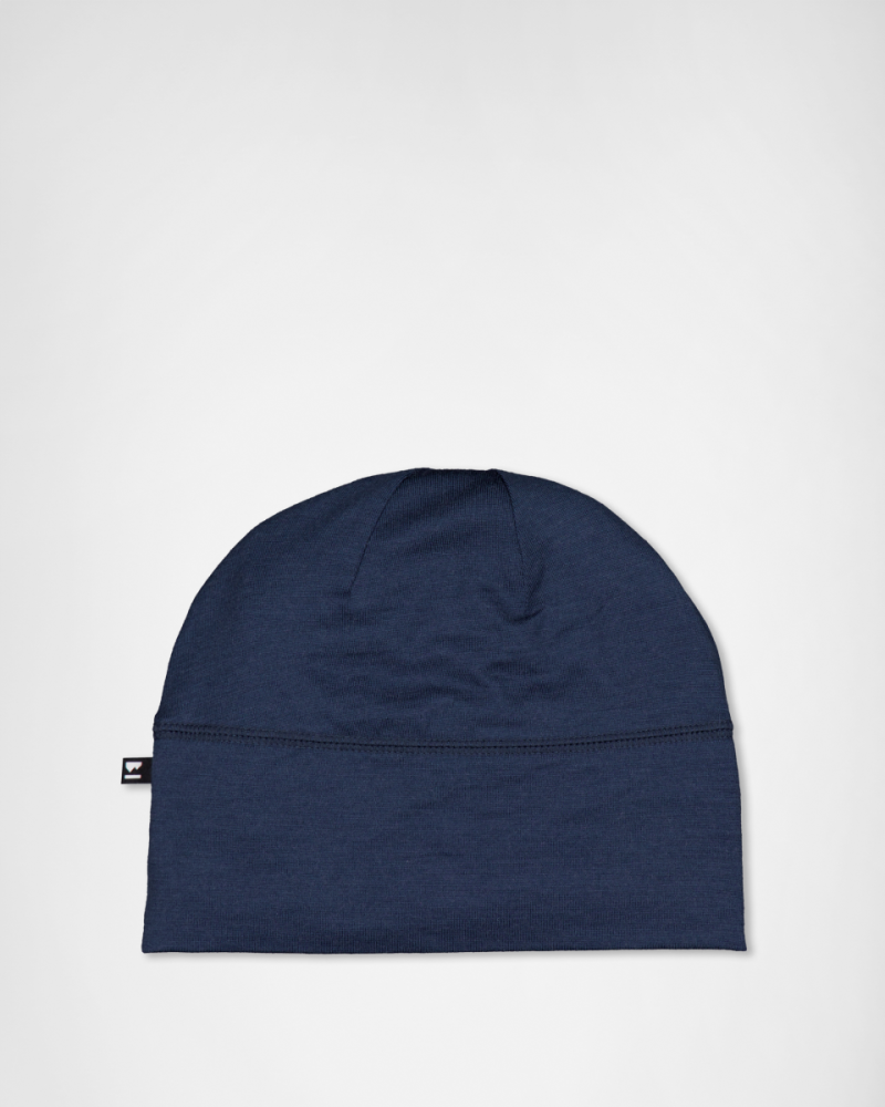 Mons Royale Tech Merino Under Helmet Beanie, Midnight