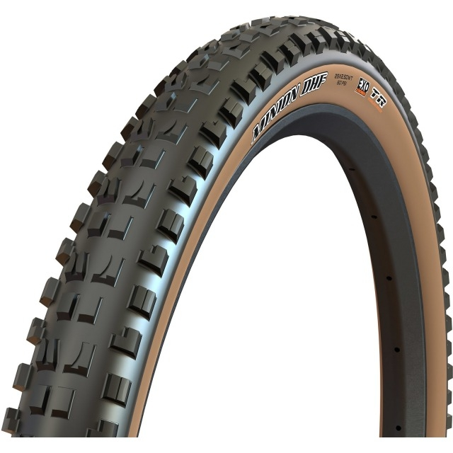 Maxxis Minion DHF EXO TR Dual E-25 29x2.50WT Tanwall, 63-622 Faltreifen 60TPI braun