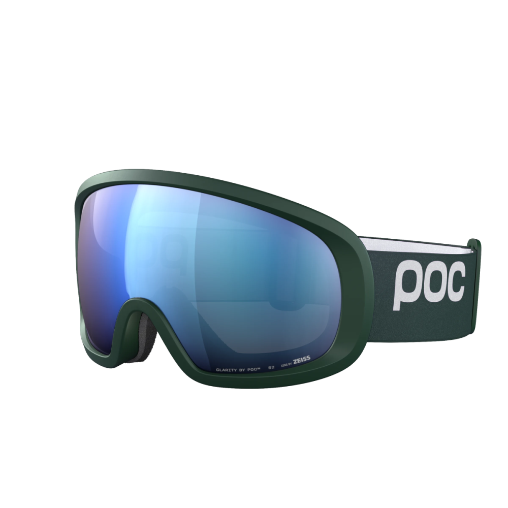 POC Fovea Mid, Pargasite Green/Partly Sunny Blue, One Size