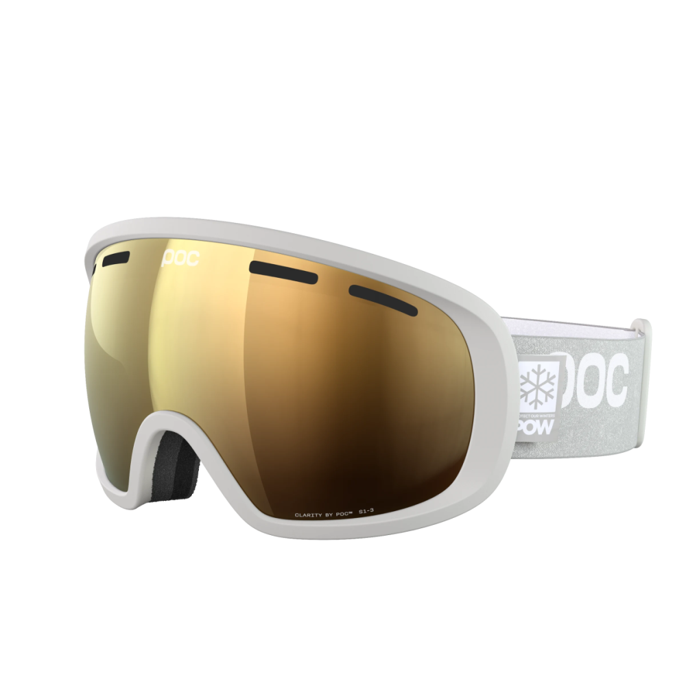 POC Fovea Clarity POW JJ, Mineral Grey/Sunny Gold, One Size