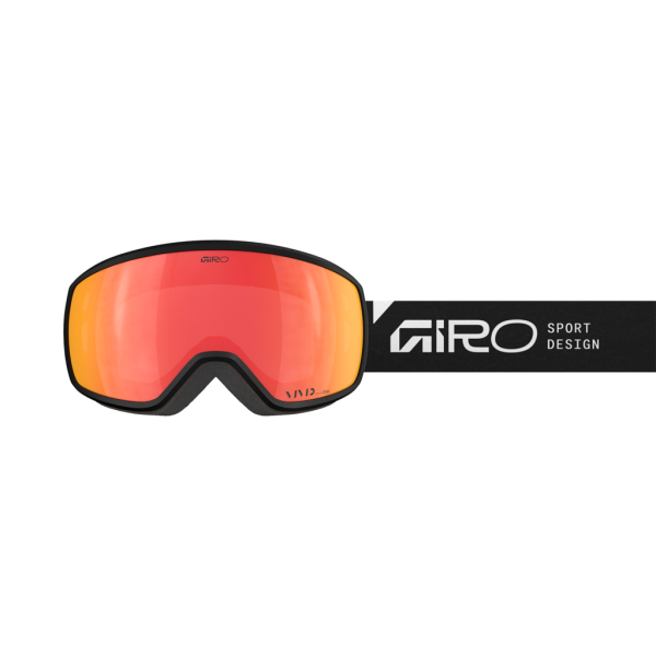Giro Balance II Vivid Goggle, black stacked vivid ember S2