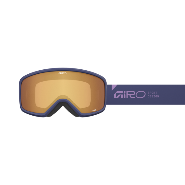 Giro Stomp Flash Goggle, mauve wordmark amber gold S2