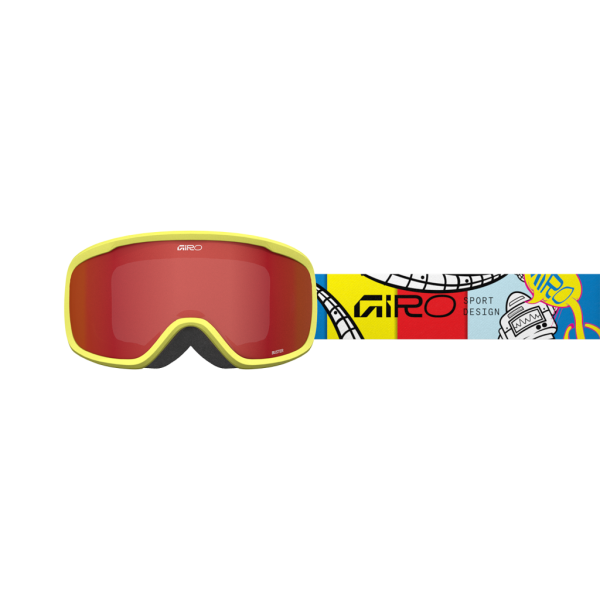 Giro Buster Flash Goggle, yellow robot amber scarlet S2