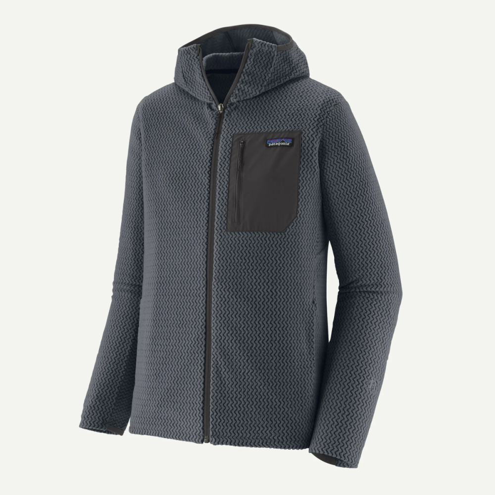 Patagonia M's R1 Air Full-Zip Hoody, Smolder Blue, M