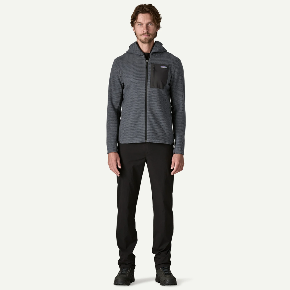 Patagonia M's R1 Air Full-Zip Hoody, Smolder Blue, M