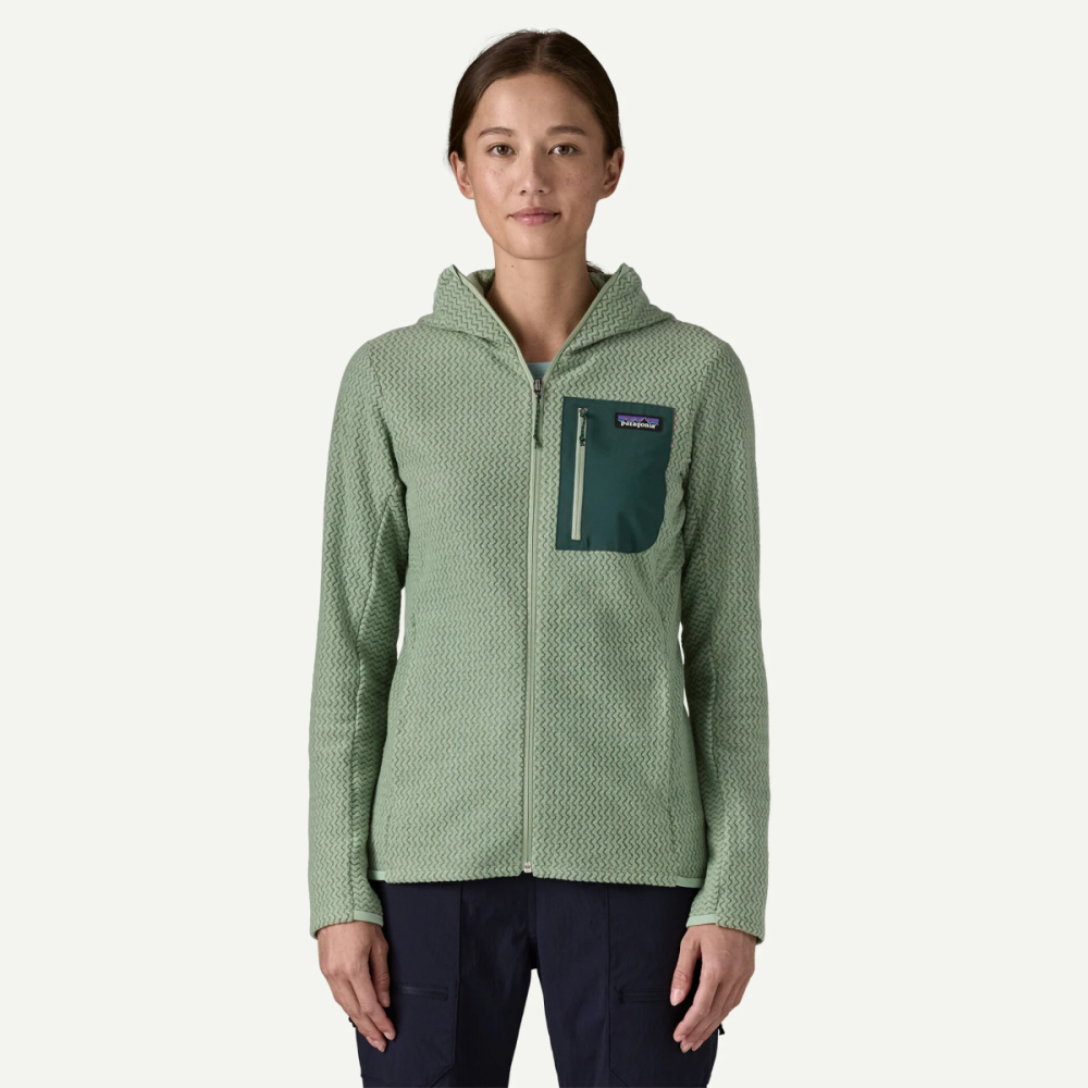 Patagonia W's R1 Air Full-Zip Hoody, Ellwood Green